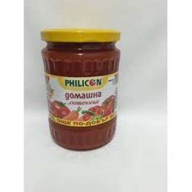 HOMEMADE LYUTENITSA 600GR "PHILICON" 6PCS IN BOX, PRICE PER PCS.