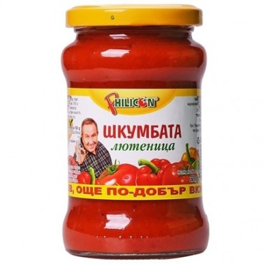 LYUTENITSA 320GR SHKUMBATA "PHILICON" PRICE PER PCS.