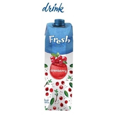 JUICE CRANBERRY 1L "PHILICON" PRICE PER PCS.