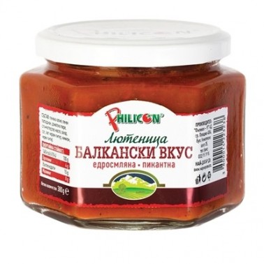 LYUTENITSA 350GR BALKANSKA "PHILICON" PRICE PER PCS.