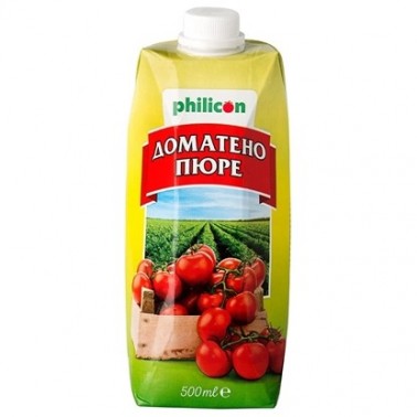 TOMATO PASTE 7% 500ML "PHILICON" 12PCS IN BOX, PRICE PER PCS.