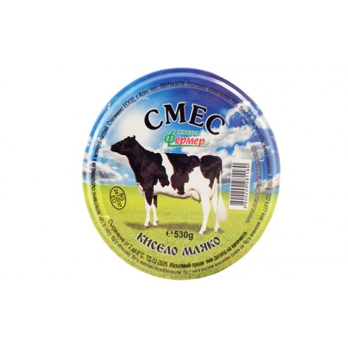 BULGARIAN YOGHURT, MIX 530gr "FERMER" 6PCS IN PACK, PRICE PER PCS.