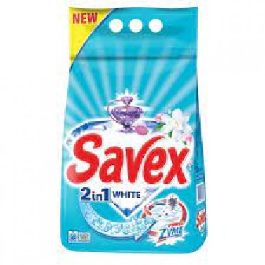 DETERGENT FABRIC WASH SAVEX 2IN1 WHITE 1.8KG "FICOSOTA" PRICE PER PCS.