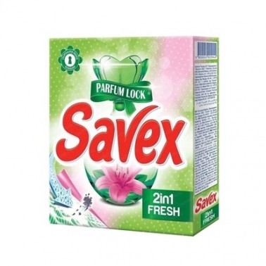 DETERGENT FABRIC WASH SAVEX 2IN1 FRESH GREEN 300GR "FICOSOTA" PRICE PER PCS.