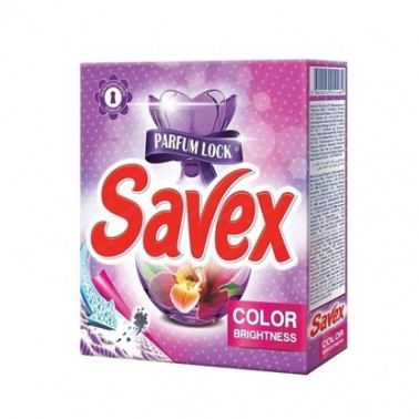 DETERGENT FABRIC WASH SAVEX COLOR BRIGHTNESS 300GR "FICOSOTA" PRICE PER PCS.