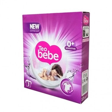 TEO BEBE DETERGENT FABRIC WASH COTTON PURPLE 225GR "FICOSOTA" PRICE PER PCS.