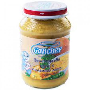 VEGETABLE SOUP WITH CHICKEN 190GR "GANCHEV" PRICE PER PCS.
