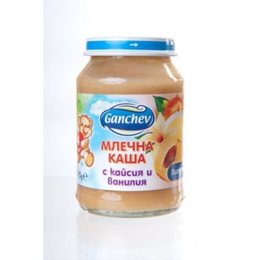 MILK MUSH WITH APRICOT AND VANILLA 190GR "GANCHEV" PRICE PER PCS.