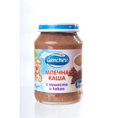 MILK MUSH WITH STARCH AND COCOA 190GR "GANCHEV" PRICE PER PCS.