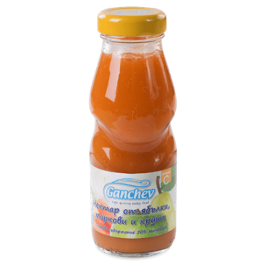 NECTAR APPLES, CARROTS, PEARS 200ML "GANCHEV" PRICE PER PCS.