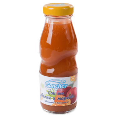 JUICE APPLE AND CARROT 250ML "GANCHEV" PRICE PER PCS.