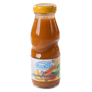 JUICE MULTIFRUIT 250ML "GANCHEV" PRICE PER PCS.