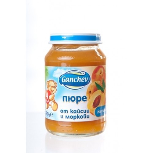 MASH APRICOT AND CARROTS 190GR "GANCHEV" PRICE PER PCS.