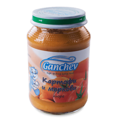 MASH POTATOES AND CARROTS 190GR "GANCHEV" PRICE PER PCS.