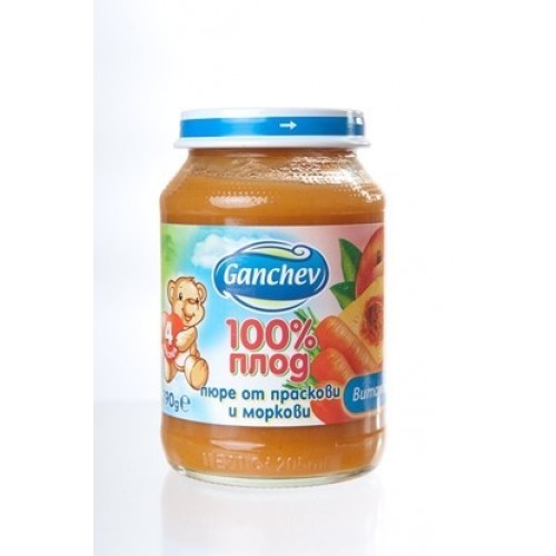 MASH PEACHES AND CARROTS 190GR "GANCHEV" PRICE PER PCS.
