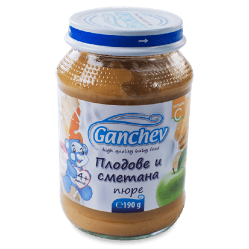 MASH FRUIT WITH CREAM 190GR "GANCHEV" PRICE PER PCS.