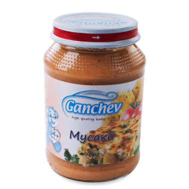 MOUSSAKA OVER 4 MONTHS 190GR "GANCHEV" PRICE PER PCS.