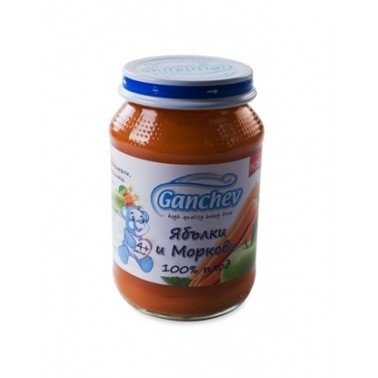 MASH APPLES AND CARROTS 190ML "GANCHEV" PRICE PER PCS.