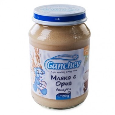 DESSERT RICE PUDDING 190GR "GANCHEV" PRICE PER PCS.