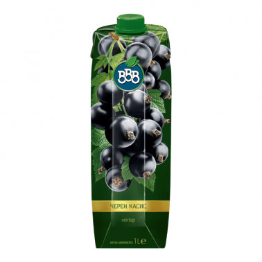 JUICE, BLACK CURRISANT 1L "BBB" 12PCS IN A BOX, PRICE PER PCS.