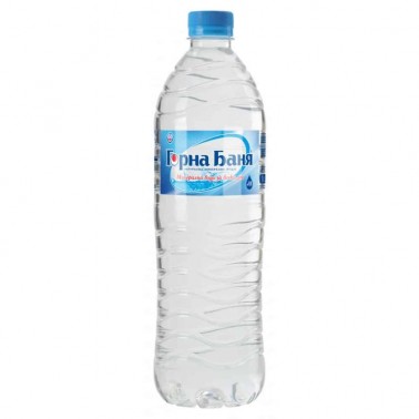 MINERAL WATER 1L "GORNA BANIA" 6PCS IN PACK, PRICE PER PCS.