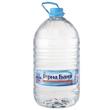 MINERAL WATER 5L "GORNA BANIA" 126PCS IN PALLET, PRICE PER PCS.