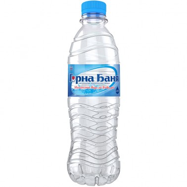 MINERAL WATER 0.5L "GORNA BANIA" 12PCS IN PACK, PRICE PER PCS.