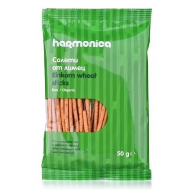 BIO SALT STICKS WITH SPELT 50GR "HARMONICA" PRICE PER PCS.