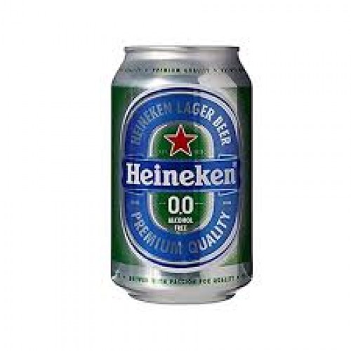 HEINEKEN 0% CAN 330ML, 6PCS IN PACK, PRICE PER PCS.