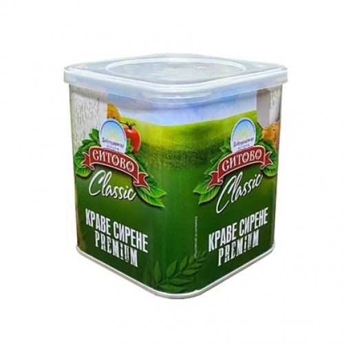 COWS WHITE CHEESE CLASSIC SITOVO 400GR TIN "INTER-ES", 6PCS IN BOX, PRICE PER PCS.