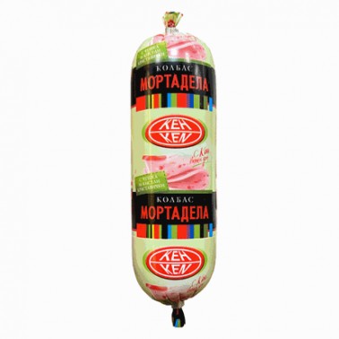 MORTADELA WITH PEPPERS AND PICKLES 350GR "KEN" PRICE PER PCS.