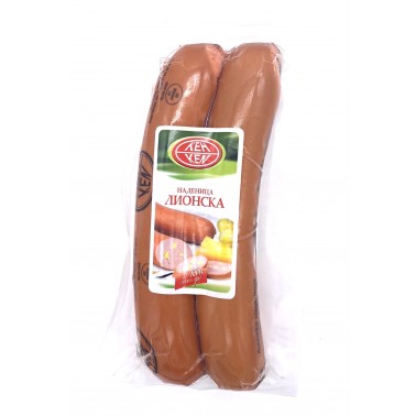 SAUSAGE LYON 2PC VACUUM 390G "KEN" 25PCS IN BOX, PRICE PER PCS.