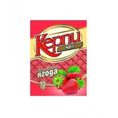 COCOA WAFER STRAWBERRY 180GR "KERPI" PRICE PER PCS.