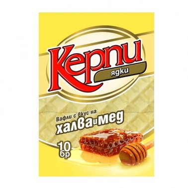 COCOA WAFER HONEY AND HALVA 210GR "KERPI" PRICE PER PCS.