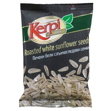 BAKED WHITE SUNFLOWER SEEDS 70GR "KERPI" 19PCS IN BOX, PRICE PER PCS.