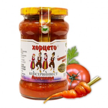 LYUTENITSA ''HORO'' 300GR COARSLEY GROUND BREAKFAST "KONSERVINVEST" PRICE PER PCS.
