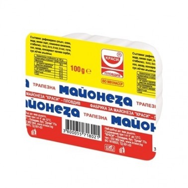 MAYONNAISE TABLE 100GR "KRASI" PRICE PER PCS.
