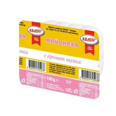MAYONNAISE WITH HAM 100GR "KRASI" PRICE PER PCS.