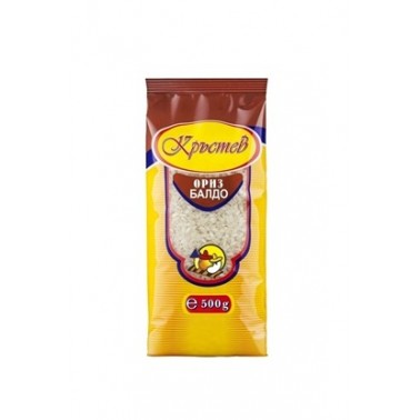 RICE BALDO 500GR "KRASTEV" 20PCS IN PACK, PRICE PER PCS.