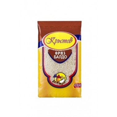 RICE BALDO 1KG "KRASTEV" 10PCS IN PACK, PRICE PER PCS.