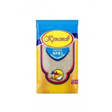 RICE CAMOLINO 1KG "KRASTEV" 10PCS IN PACK, PRICE PER PCS.