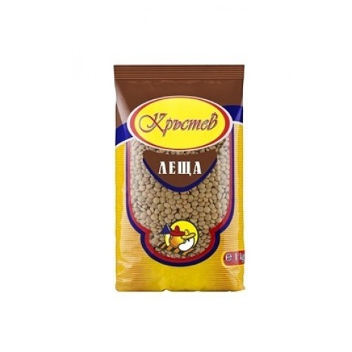 LENTILS 1KG "KRASTEV" 10PCS IN PACK, PRICE PER PCS.