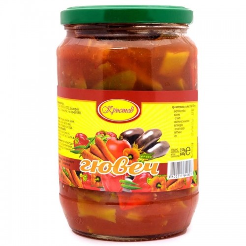 GYUVECH 680GR "KRASTEV" 6PCS IN PACK, PRICE PER PCS.