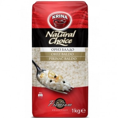 RICE BALDO 1KG "KRINA" 6PCS IN PACK, PRICE PER PCS.