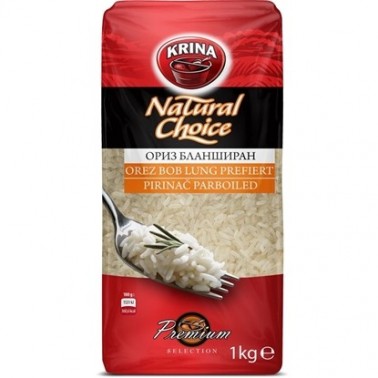 RICE BLANCHED 1KG "KRINA" 6PCS IN PACK, PRICE PER PCS.