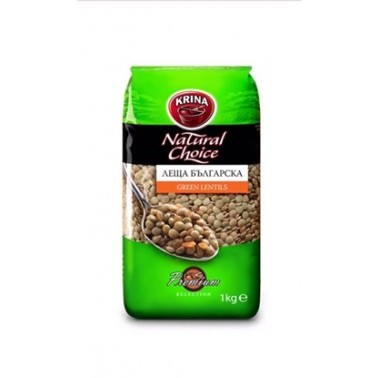 LENTILS BULGARIAN 1KG "KRINA" 6PCS IN PACK, PRICE PER PCS.