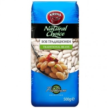 BEANS TRADITIONAL 500GR "KRINA" 10PCS IN PACK, PRICE PER PCS.