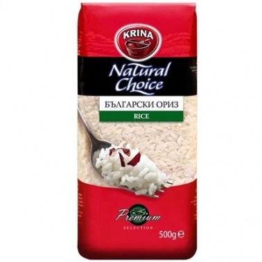 RICE BULGARIAN 500GR "KRINA" 10PCS IN PACK, PRICE PER PCS.
