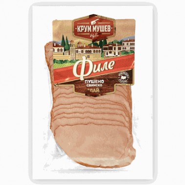 SMOCKED PORK FILLET SLICE 150GR "KRUM MUSHEV" PRICE PER PCS.