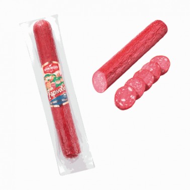 SALAMI LARDED TARNOVO VACUUM 190GR "KRUM MUSHEV" PRICE PER PCS.
